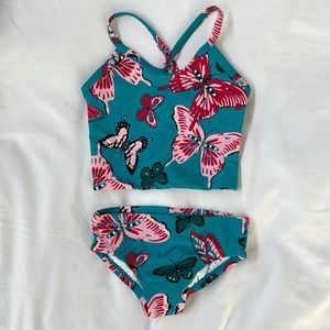 NWOT Hanna Andersson Butterfly Tankini Set